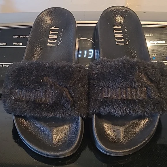 fenty X puma Shoes Fentyxpuma Faux Fur Slides Poshmark